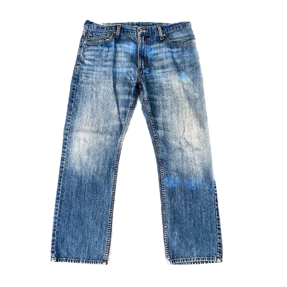 Levi's 514 Straight Fit Men's Stonewashed Jeans -  36x30.👖